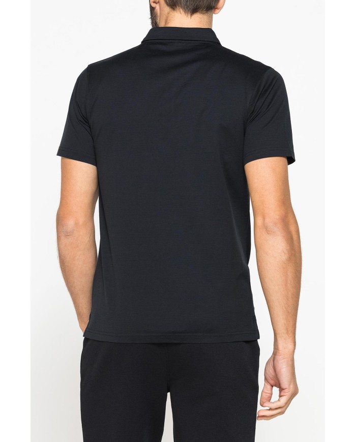 POLO MANICA CORTA IN JERSEY DI COTONE MERCERIZZATO