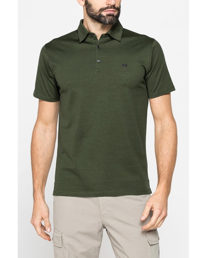 POLO MANICA CORTA IN JERSEY DI COTONE MERCERIZZATO