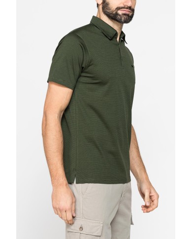 POLO MANICA CORTA IN JERSEY DI COTONE MERCERIZZATO