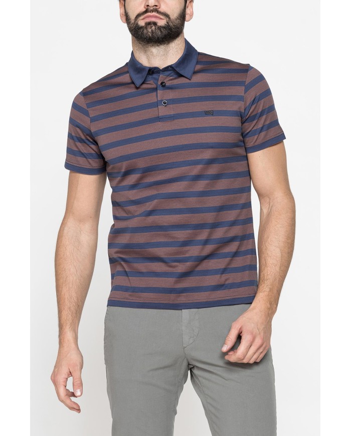 POLO MANICA CORTA IN JERSEY DI COTONE MERCERIZZATO