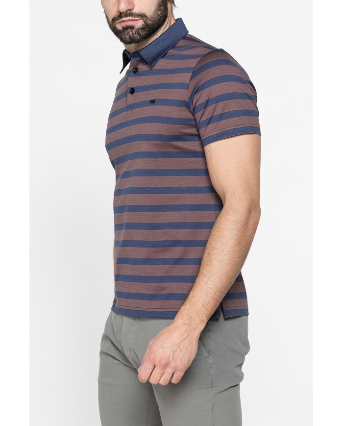 POLO MANICA CORTA IN JERSEY DI COTONE MERCERIZZATO