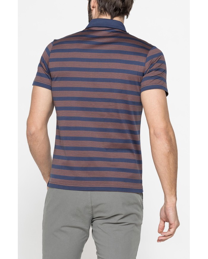 POLO MANICA CORTA IN JERSEY DI COTONE MERCERIZZATO