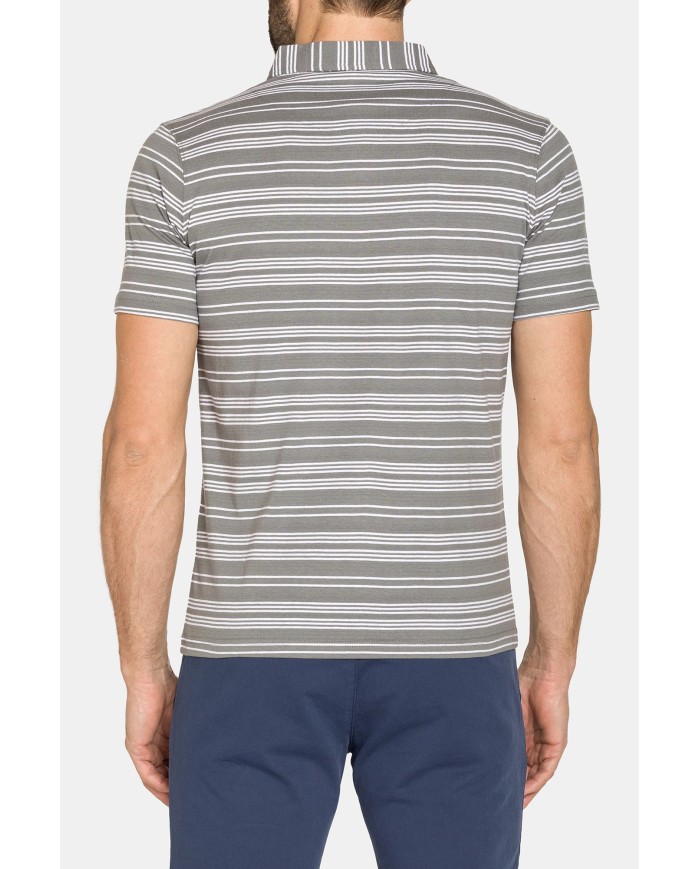 POLO MANICA CORTA IN JERSEY DI COTONE MERCERIZZATO