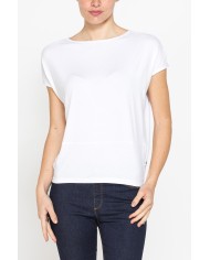 T-SHIRT MORBIDA IN VISCOSA CON FASCIA