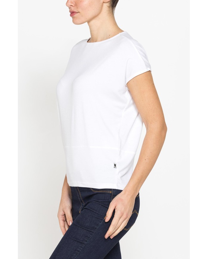 T-SHIRT MORBIDA IN VISCOSA CON FASCIA