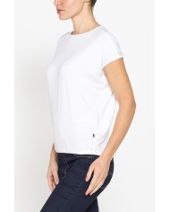 T-SHIRT MORBIDA IN VISCOSA CON FASCIA