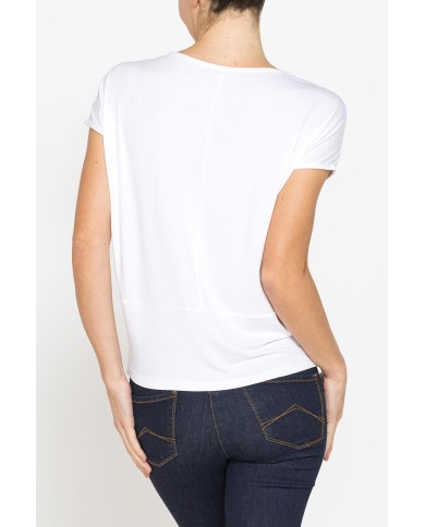 T-SHIRT MORBIDA IN VISCOSA CON FASCIA