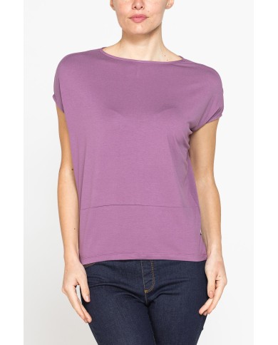 T-SHIRT MORBIDA IN VISCOSA CON FASCIA