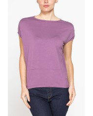 T-SHIRT MORBIDA IN VISCOSA CON FASCIA