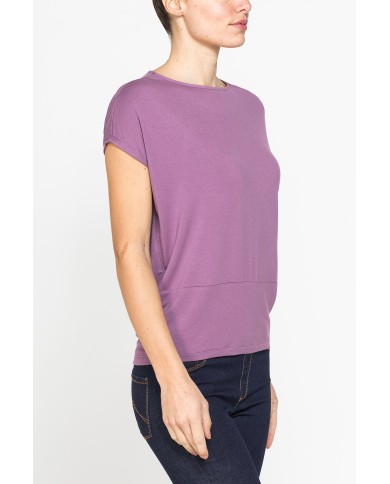 T-SHIRT MORBIDA IN VISCOSA CON FASCIA