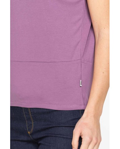 T-SHIRT MORBIDA IN VISCOSA CON FASCIA