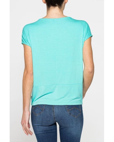 T-SHIRT MORBIDA IN VISCOSA CON FASCIA