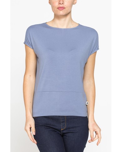 T-SHIRT MORBIDA IN VISCOSA CON FASCIA