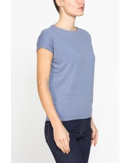 T-SHIRT MORBIDA IN VISCOSA CON FASCIA