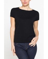 T-SHIRT MORBIDA IN VISCOSA CON FASCIA