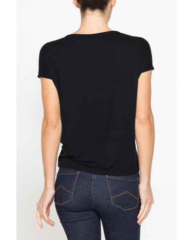 T-SHIRT MORBIDA IN VISCOSA CON FASCIA