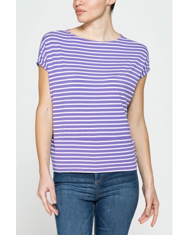 T-SHIRT MORBIDA IN VISCOSA CON FASCIA