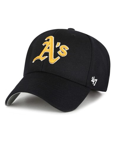 Cappello con Visiera '47 Oakland Athletics MVP Snapback Nero BMVPSP18WBVBKG Cappello con Visiera '47 Oakland Athletics MVP Snapback Nero BMVPSP18WBVBKG