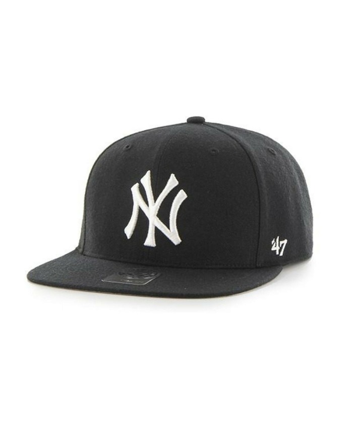 Cappello con Visiera Piatta '47 NY Yankees Captain Nero BNSHOT17WBPBK