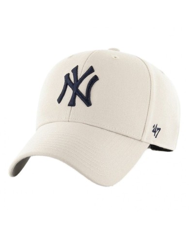 Cappello con Visiera '47 NY Yankees MVP Snapback Beige BMVPSP17WBVBN Cappello con Visiera '47 NY Yankees MVP Snapback Beige BMVPSP17WBVBN