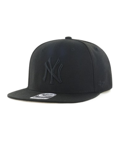 Cappello con Visiera Piatta '47 NY Yankees Regolabile Nero BNSHOT17WBPBKA Cappello con Visiera Piatta '47 NY Yankees Regolabile Nero BNSHOT17WBPBKA
