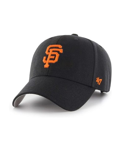 Cappello con Visiera '47 San Francisco Giants MVP Snapback Nero BMVPSP22WBVBKC Cappello con Visiera '47 San Francisco Giants MVP Snapback Nero BMVPSP22WBVBKC