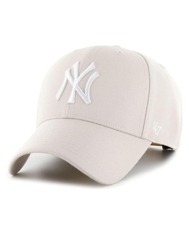 Cappello con Visiera '47 NY Yankees MVP Snapback Beige BMVPSP17WBPBNI Cappello con Visiera '47 NY Yankees MVP Snapback Beige BMVPSP17WBPBNI