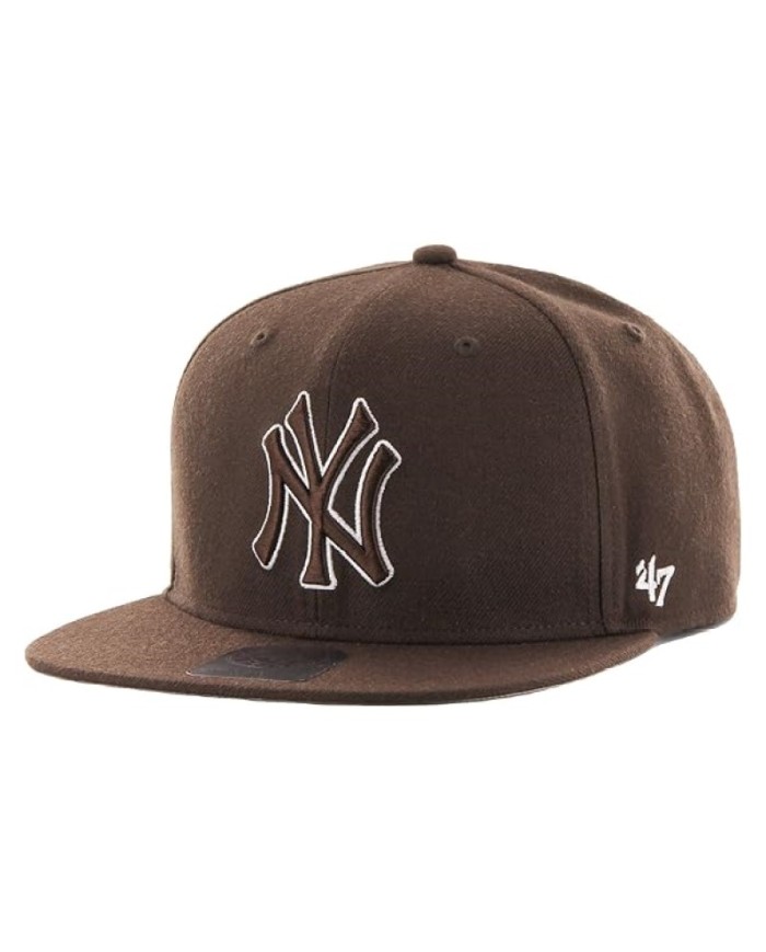 Cappello con Visiera Piatta '47 NY Yankees Regolabile Marrone BNSHOT17WBPBW