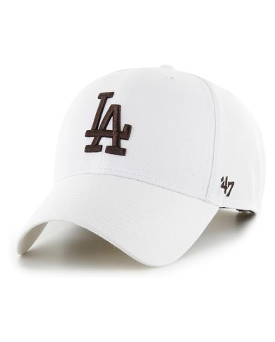 Cappello con Visiera '47 LA Dodgers MVP Snapback Bianco BMVPSP12WBPWHF Cappello con Visiera '47 LA Dodgers MVP Snapback Bianco BMVPSP12WBPWHF