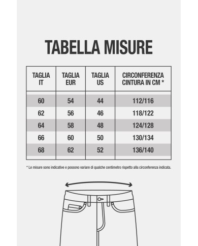BIG SIZE JEANS 5 TASCHE TAGLIE DA 60 A 68