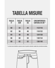 BIG SIZE JEANS 5 TASCHE TAGLIE DA 60 A 68