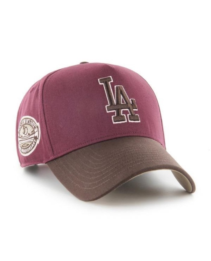 Cappellino con Visiera '47 Los Angeles Dodgers Sure Shot MVP DT Dark Maroon