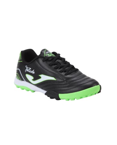 Scarpe da Calcetto Joma Toledo Jr 2501 Nero Turf TOJW2501TF Scarpe da Calcetto Joma Toledo Jr 2501 Nero Turf TOJW2501TF