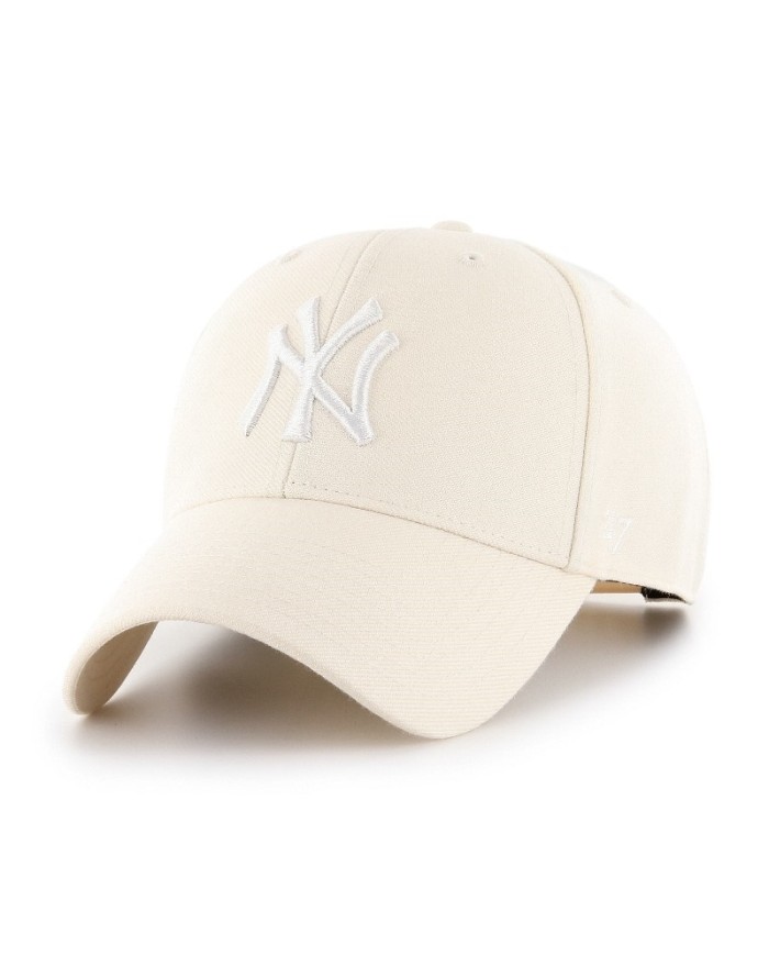 Cappello con Visiera '47 NY Yankees MVP Snapback Panna BMVPSP17WBPNTC