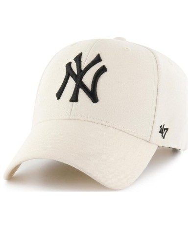 Cappello con Visiera '47 NY Yankees MVP Snapback Beige BMVPSP17WBPNT Cappello con Visiera '47 NY Yankees MVP Snapback Beige BMVPSP17WBPNT