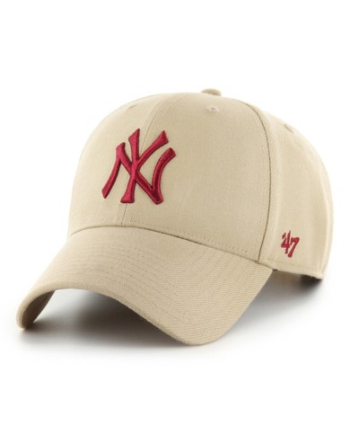 Cappello con Visiera '47 NY Yankees MVP Snapback Panna BMVPSP17WBPNTAF Cappello con Visiera '47 NY Yankees MVP Snapback Panna BMVPSP17WBPNTAF