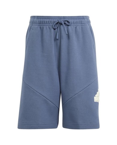 Bermuda da Ragazzo Adidas Future Icons Logo Short Cotone Blu IS4418