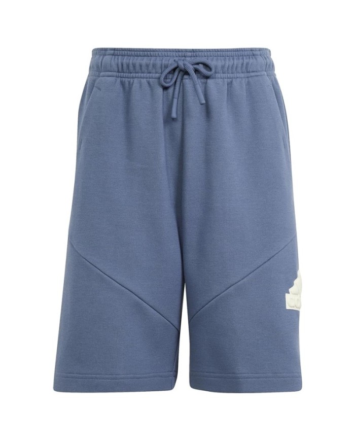 Bermuda da Ragazzo Adidas Future Icons Logo Short Cotone Blu IS4418