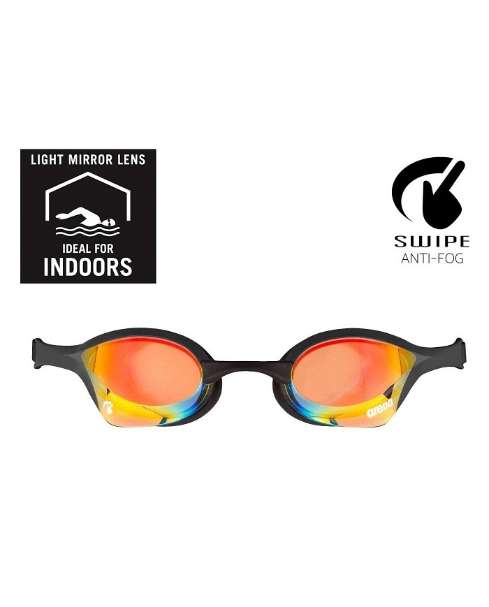 Occhialini da Nuoto Arena Cobra Ultra Swipe Mirror Adulto Unisex Neri 002507350