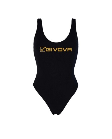 Costume Olimpionico Intero Givova CS001 Nero Piscina Body  CS0010010 Costume Olimpionico Intero Givova CS001 Nero Piscina Body  CS0010010