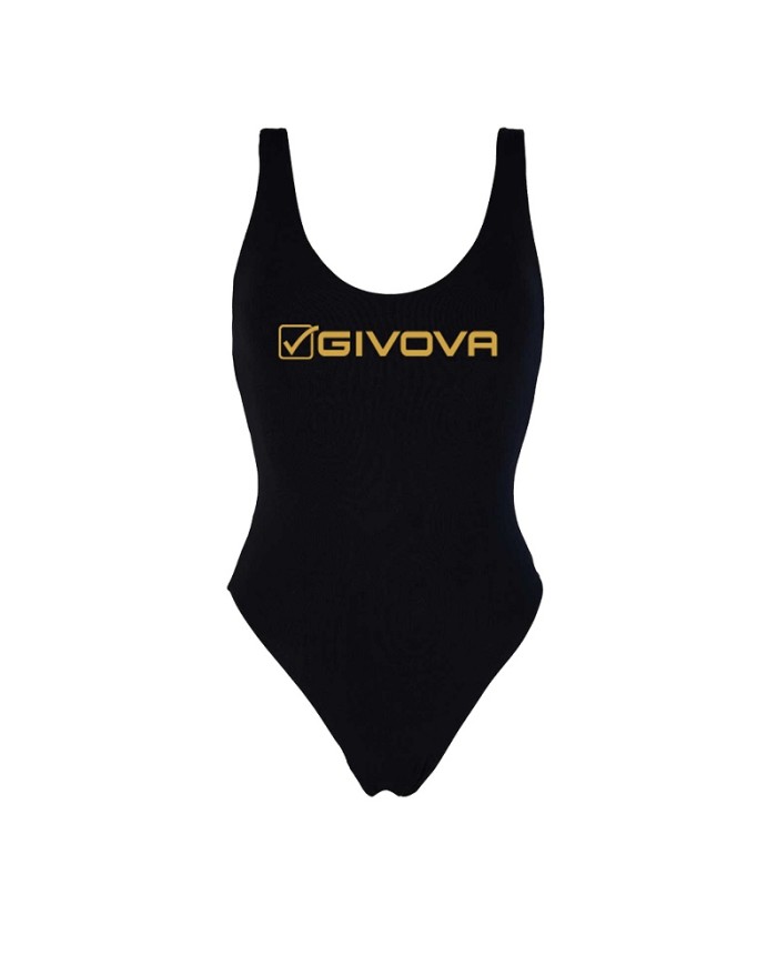 Costume Olimpionico Intero Givova CS001 Nero Piscina Body  CS0010010