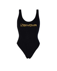 Costume Olimpionico Intero Givova CS001 Nero Piscina Body  CS0010010