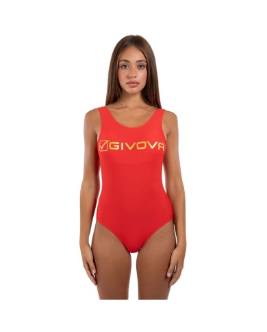Costume Olimpionico Intero Givova CS001 Rosso Piscina Body  CS0010012 Costume Olimpionico Intero Givova CS001 Rosso Piscina Body  CS0010012