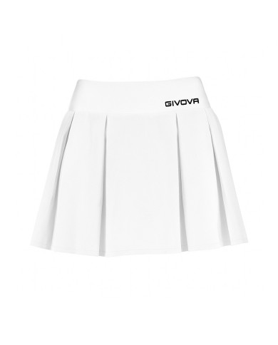 Gonna da Padel Givova ITALY FIT030 Bianco con Short FIT0300003