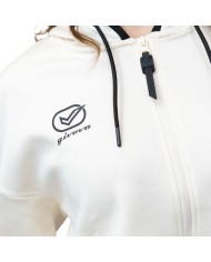 Felpa da Donna Givova ITALY SHORT LF34 Full Zip con Cappuccio Avorio Nero LF349810 Felpa da Donna Givova ITALY SHORT LF34 Full Zip con Cappuccio Avorio Nero LF349810