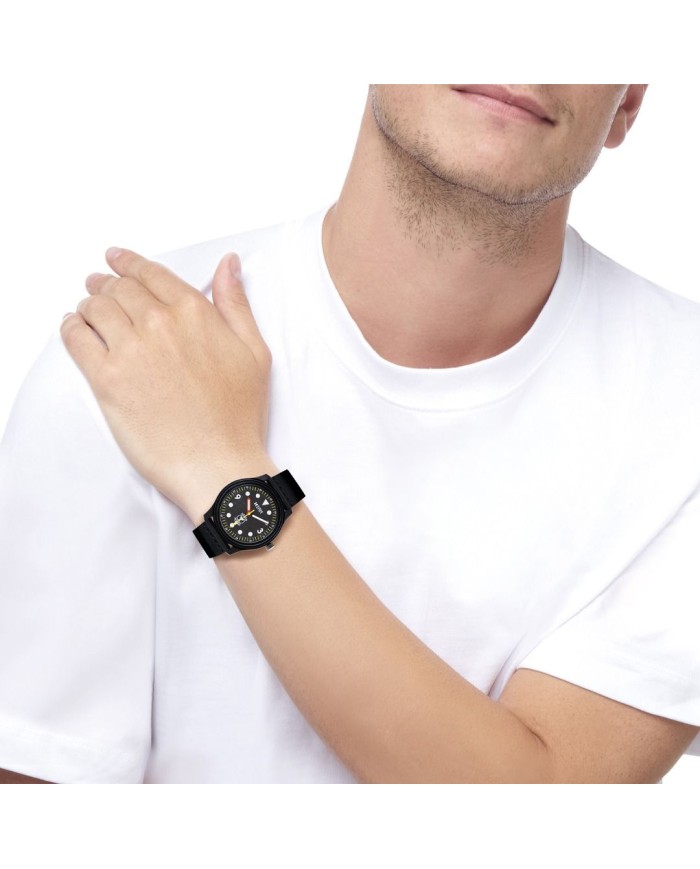 OROLOGIO ANALOGICO X IAM! LARGE RECYCLED PLASTIC BLACK  IAM-364 OROLOGIO ANALOGICO X IAM! LARGE RECYCLED PLASTIC BLACK  IAM-364