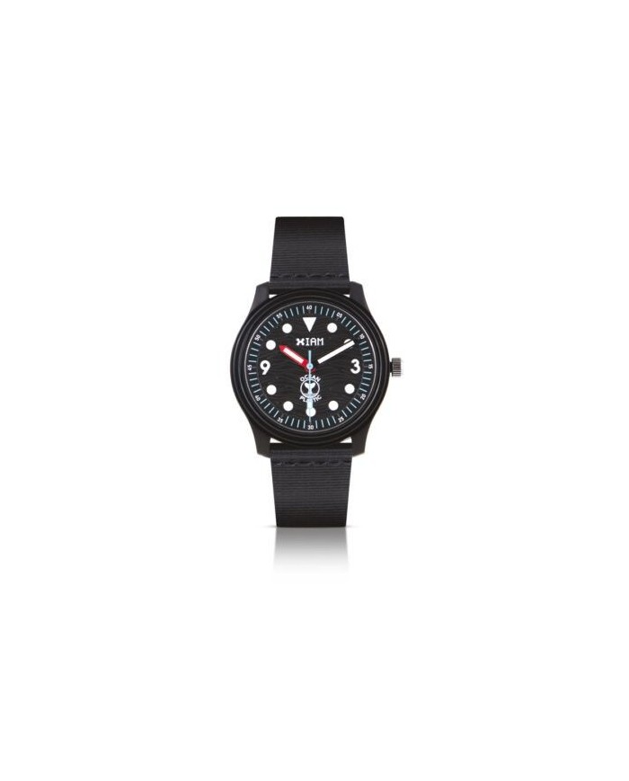 OROLOGIO ANALOGICO  X IAM! MEDIUM RECYCLED PLASTIC BLACK  IAM-360 OROLOGIO ANALOGICO  X IAM! MEDIUM RECYCLED PLASTIC BLACK  IAM-360