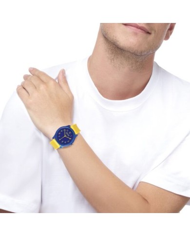 OROLOGIO SOLO TEMPO  X IAM! LARGE BLUE  IAM-379 OROLOGIO SOLO TEMPO  X IAM! LARGE BLUE  IAM-379