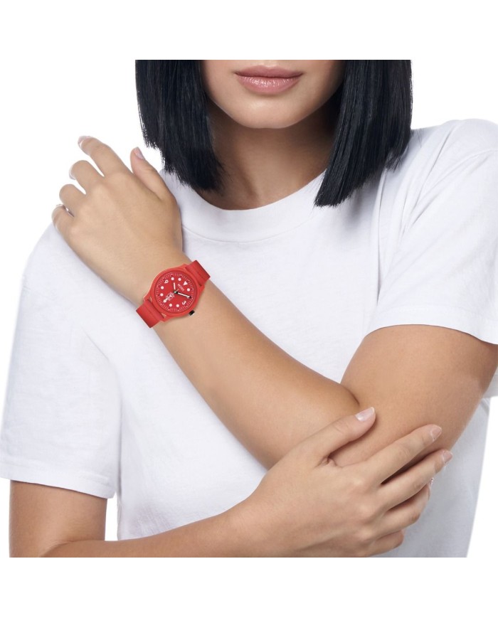 OROLOGIO SOLO TEMPO X IAM! MEDIUM RECYCLED PLASTIC CORAL  IAM-358 OROLOGIO SOLO TEMPO X IAM! MEDIUM RECYCLED PLASTIC CORAL  IAM-358