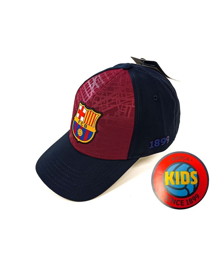 Cappellino con Visiera Barcellona F.C. Junior Kids Regolabile 5001GEXCNP